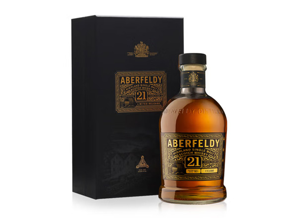 沈阳艾柏迪21年单一麦芽威士忌回收Aberfeldy 21 Year Old Single Highland Malt Scotch Whisky