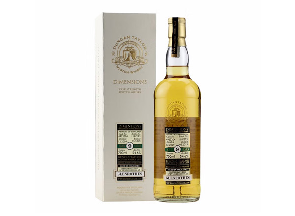 扬州邓肯泰勒格兰路思9年回收苏格兰单一麦芽威士忌Duncan Taylor Glenrothes 9 Year Old Single Malt Scotch Whisky