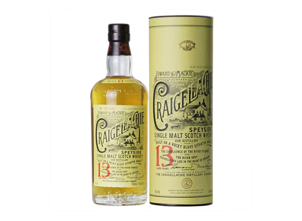 克莱嘉赫13年回收苏格兰单一麦芽威士忌Craigellachie Aged 13 Years Speyside Single Malt Scotch Whisky