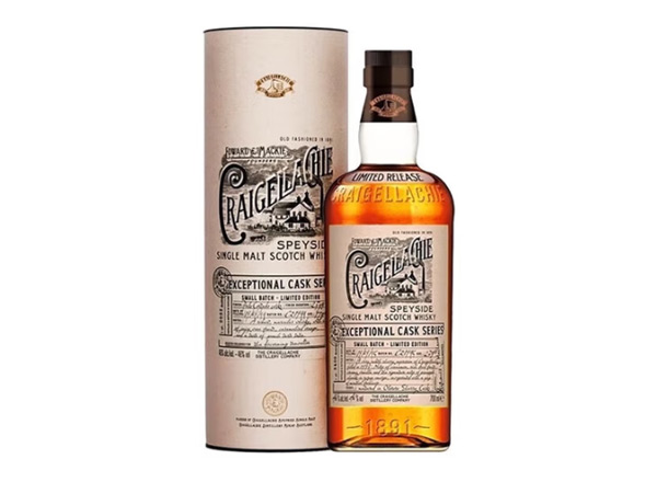 回收克莱嘉赫23年小批量单一麦芽威士忌Craigellachie 23 Year Old Small Batch Single Malt Scotch Whisky