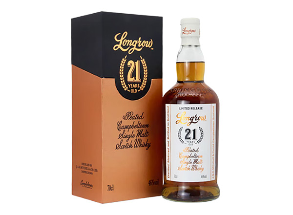 绵阳朗格罗21年回收苏格兰单一麦芽威士忌Longrow 21 Year Old Campbeltown Single Malt Scotch Whisky