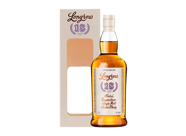 云顶酒厂朗格罗18年单一麦芽威士忌回收Springbank Longrow 18 Years Old Peated Single Malt Scotch Whisky