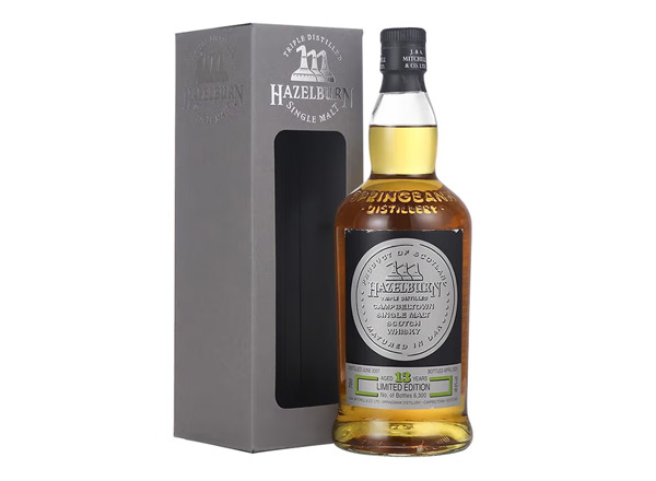 涪陵哈索本威士忌回收哈索本13年纯麦单一麦芽威士忌Hazelburn 13 Year Old Single Malt Scotch Whisky