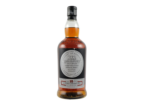 深圳回收哈索本15年欧罗索雪莉桶单一麦芽威士忌Hazelburn 15 Year Old Oloroso Sherry Cask Single Malt Scotch Whisky
