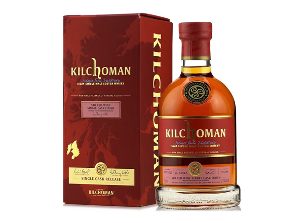 北京回收齐侯门调酒师签名STR红酒桶单一纯麦威士忌Kilchoman Master Blenders Selection STR Red Wine Cask