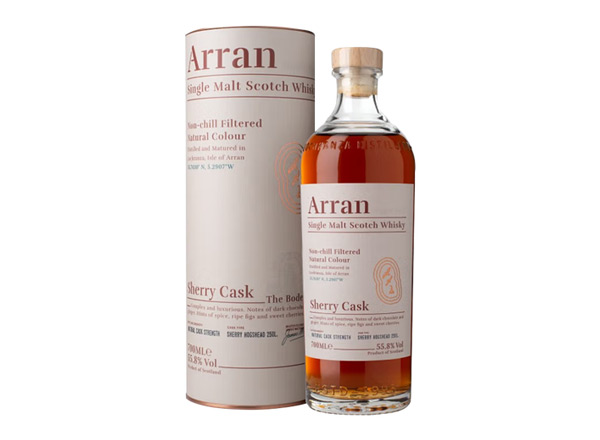 吉林艾伦博帝佳雪莉桶强单一麦芽威士忌回收Arran Bodega Sherry Cask Strength Single Malt Scotch Whisky