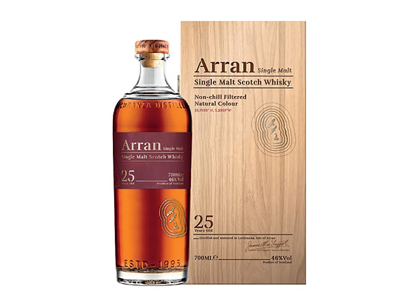 南昌艾伦威士忌回收艾伦25年单一麦芽威士忌Arran 25 Year Old Single Malt Scotch Whisky
