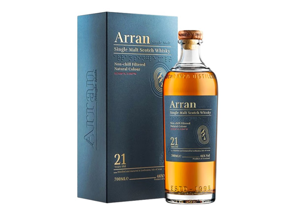 廊坊艾伦21年单一麦芽威士忌回收Arran 21 Year Old Single Malt Scotch Whisky