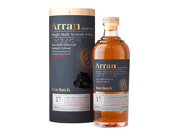 回收艾伦17年卡尔瓦多斯桶单一麦芽威士忌Arran 17 Year Old Calvados Cask Single Malt Scotch Whisky