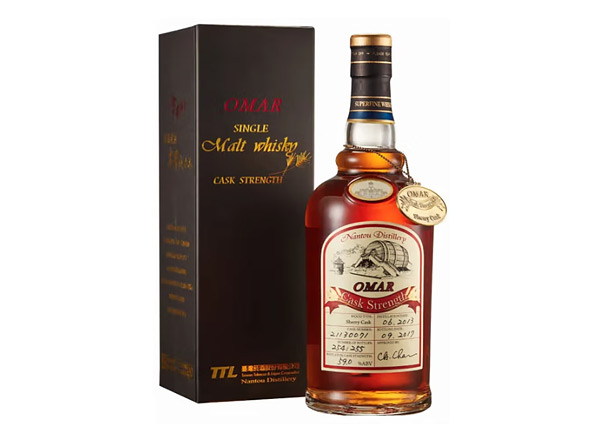 烟台南投傲玛雪莉桶强单一麦芽威士忌回收OMAR Sherry Cask Strength Single Malt Whisky