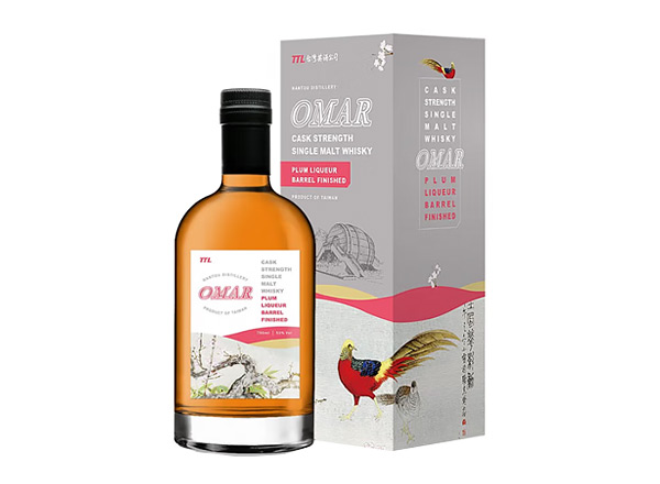 南投傲玛威士忌回收傲玛梅子风味酒桶单一麦芽威士忌OMAR Plum Liqueur Cask Single Malt Whisky