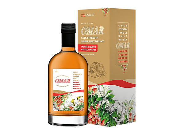 绍兴回收傲玛荔枝风味酒桶单一麦芽威士忌OMAR Lychee Liqueur Cask Single Malt Whisky
