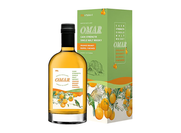 傲玛橙子风味酒桶单一麦芽威士忌回收南投酒厂洋酒OMAR Orange Cask Single Malt Whisky