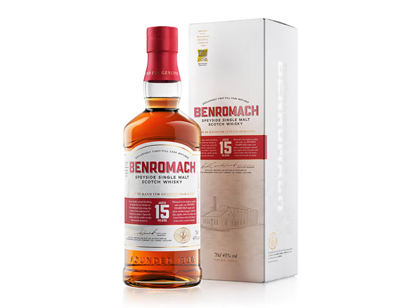本诺曼克15年回收苏格兰单一麦芽威士忌Benromach 15 Year Old Speyside Single Malt Scotch Whisky