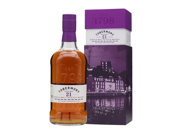 回收托本莫瑞21年单一麦芽威士忌Tobermory Aged 21 Years Single Malt Scotch Whisky