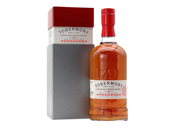 托本莫瑞21年欧罗索桶单一麦芽威士忌回收Tobermory Aged 21 Years Oloroso Sherry Cask Finish Single Malt Scotch Whisky