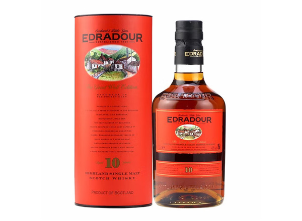 埃德拉多尔10年回收苏格兰高地单一麦芽威士忌Edradour Aged 10 Years Highland Single Malt Scotch Whisky