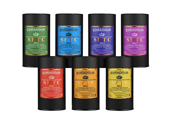 本溪埃德拉多尔SFTC七个小矮人系列单一麦芽威士忌回收Edradour SFTC Seven Dwarfs Collection Highland Single Malt Scotch Whisky