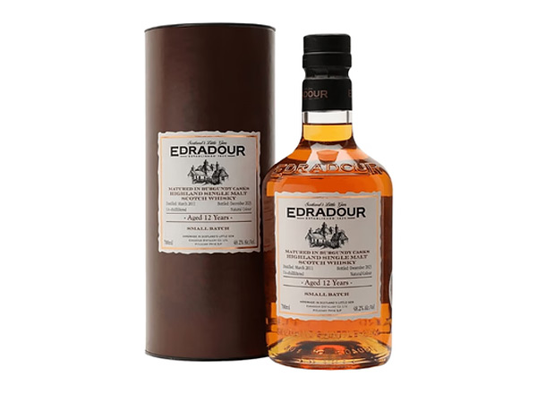 埃德拉多尔12年勃艮第桶单一麦芽威士忌回收Edradour Aged 12 Years Burgundy Cask Matured Highland Single Malt Scotch Whisky