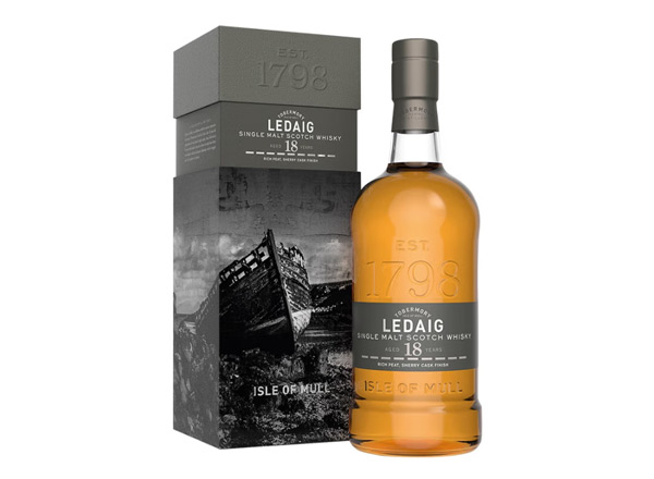 绍兴利得歌威士忌回收里爵18年单一麦芽威士忌Ledaig Aged 18 Years Single Malt Scotch Whisky