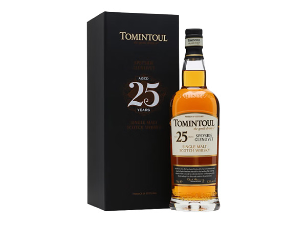 托明多威士忌回收托名多25年单一麦芽威士忌Tomintoul Aged 25 Years Single Malt Scotch Whisky