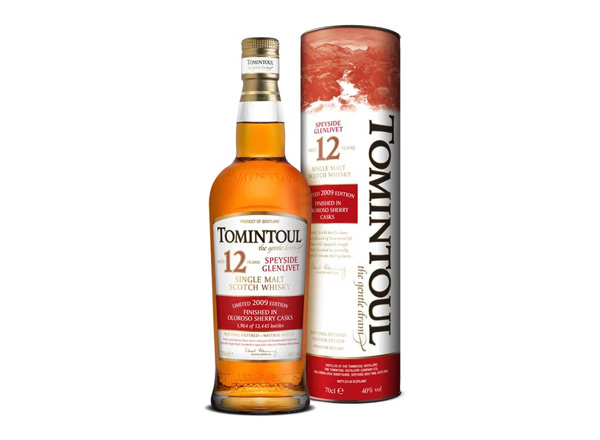 扬州托明多12年雪莉桶单一麦芽威士忌回收Tomintoul Aged 12 Years Sherry Cask Single Malt Scotch Whisky
